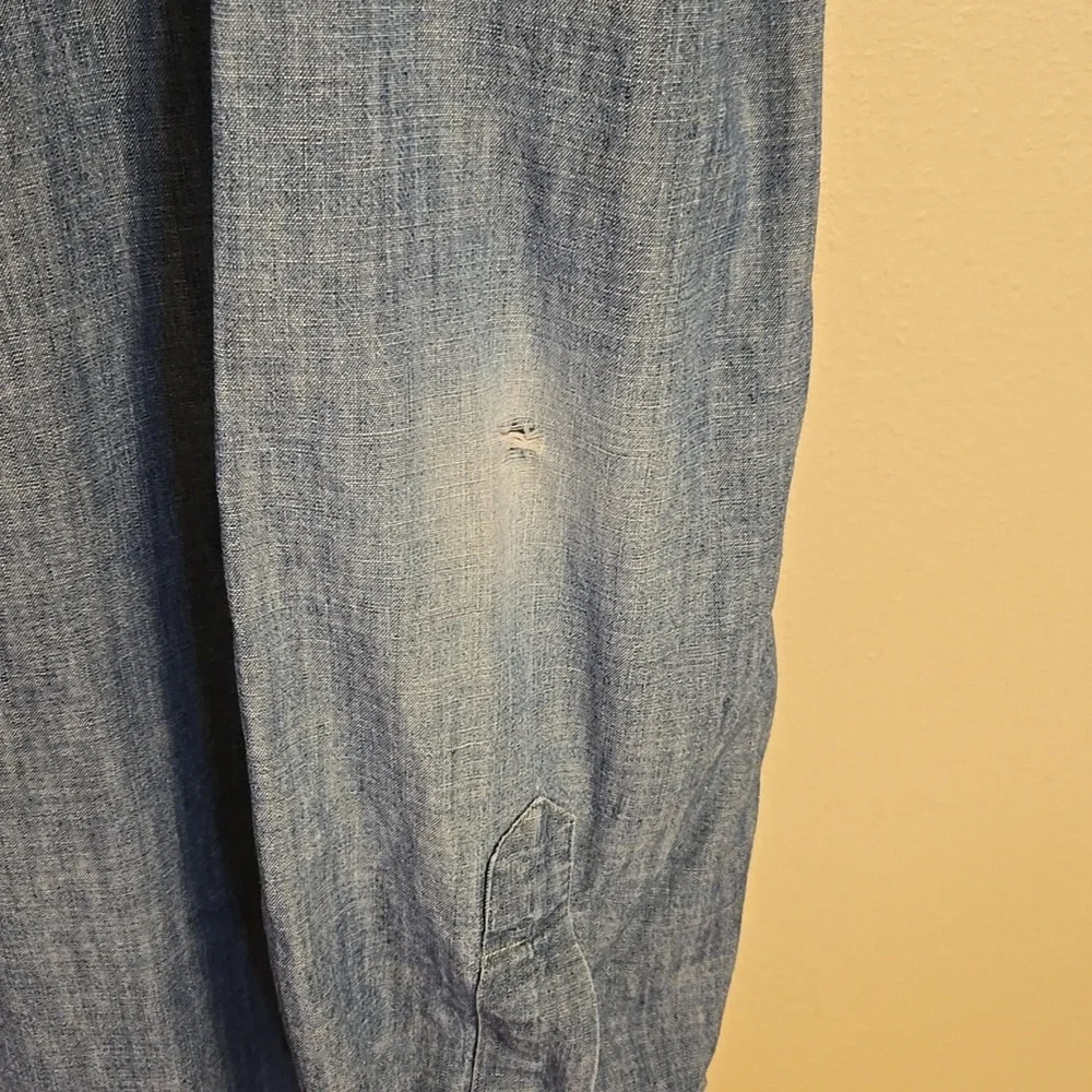 Men's Ralph Lauren Denim Blue Button-Down Shirt Sz Large - Picture 3 of 7